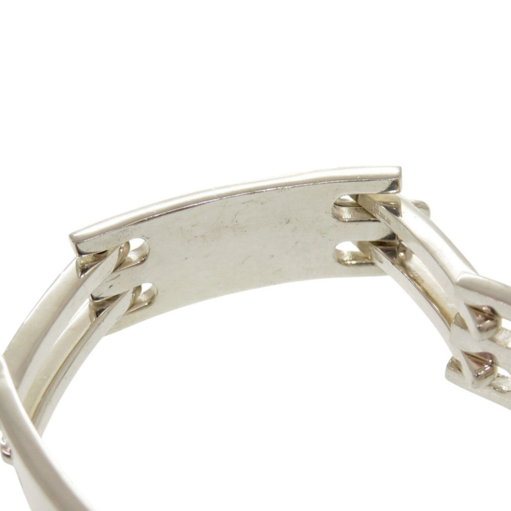 Gucci logo plate silver 925 bracelet 0516GUCCI - Picture 6 of 9